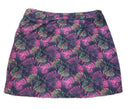 Greg Norman Hot Pink, Green & Navy Foliage Pull-On Skort Size M-1