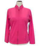 EP Pro Pink Heathered Women's Full-zip Golf Jacket Size M-1