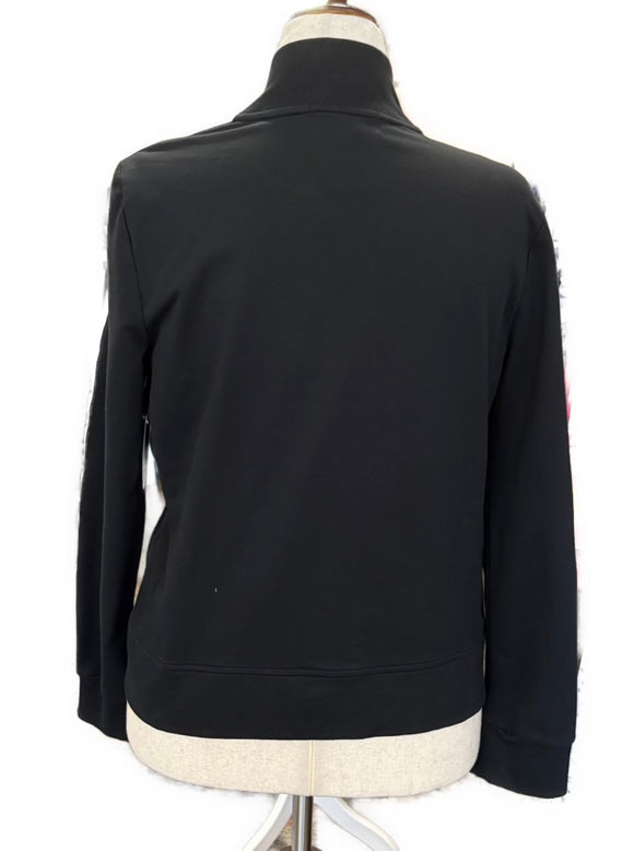 Lauren Active by Ralph Lauren Women's Full-Zip Black Active Fall Jacket Size L MSP$178