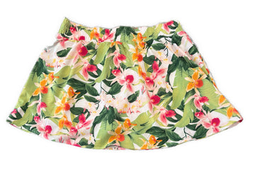 Tommy Bahama Everyday Active Tropical Floral Pull-On Skort Size L - 0