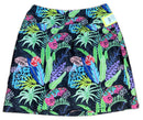 B-Skinz Women's Black Tropical Golf Skort Size S-1