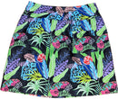 B-Skinz Women's Black Tropical Golf Skort Size S-2