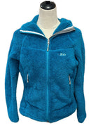 Women's Rab Teal Hooded Sherpa Fleece Jacket Size M MSP$150-1