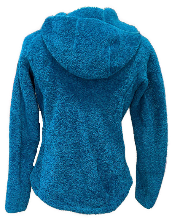 Women's Rab Teal Hooded Sherpa Fleece Jacket Size M MSP$150