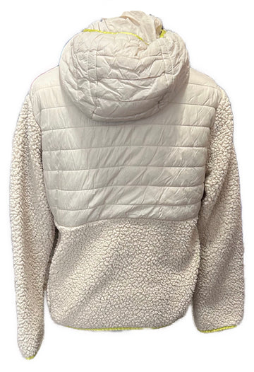 Love Tree Womne's Hodded Quilted Sherpa Pullover Size M - 0