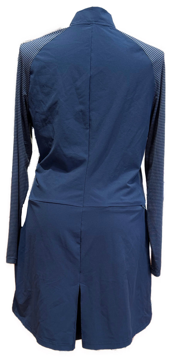 Adidas Women's Golf Dress w/Striped Long Sleeves Size XL