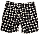 Jofit Women's Black & White Polka Dot Golf Shorts Size 4-2