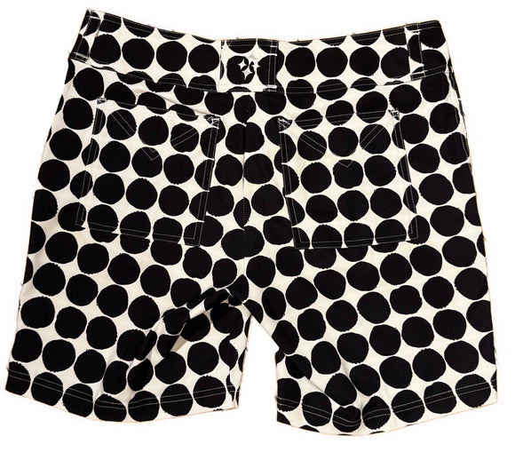 Jofit Women's Black & White Polka Dot Golf Shorts Size 4