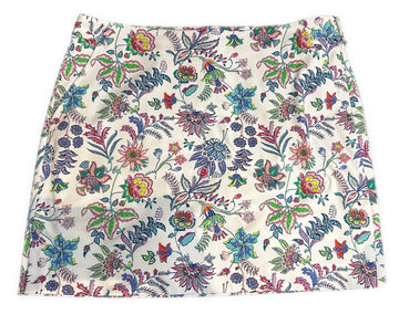 Polo Golf Ralph Lauren Women's White Floral Print Golf Skort Size 10