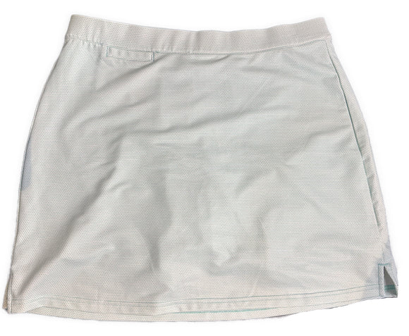 Peter Millar Women's Mint Green & White Dotted Golf Skort Size L
