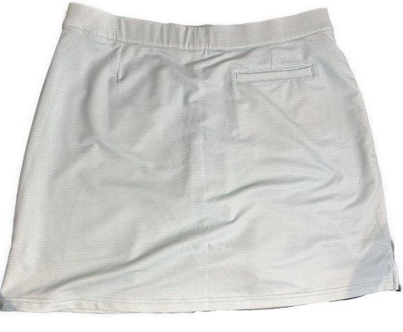 Peter Millar Women's Mint Green & White Dotted Golf Skort Size L