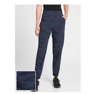 Athleta Women's Navy Camo Print Golf Jogger Size 10 MSP$98