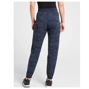Athleta Women's Navy Camo Print Golf Jogger Size 10 MSP$98 - 0