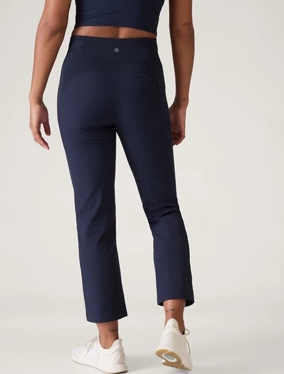 Athleta Women's Navy Fairway Golf Pant Size 12 MSP$129