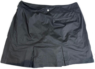 EP NY Women's Solid Black Golf Skort Size L - 0