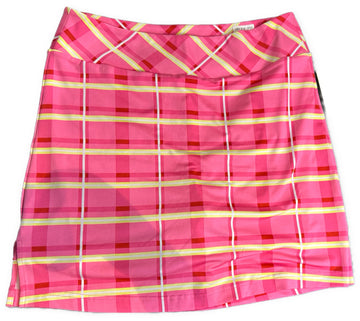Golftini Women's Pink Off the Grid Golf Skort Size M MSP$128