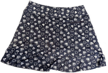Golftini Women's Navy Crazy in Love Golf Skort Size M MSP$128 - 0