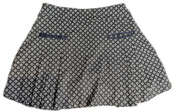Scratch Seventy Women's Deep Navy Floral Pleated Golf Skort Size S - 0