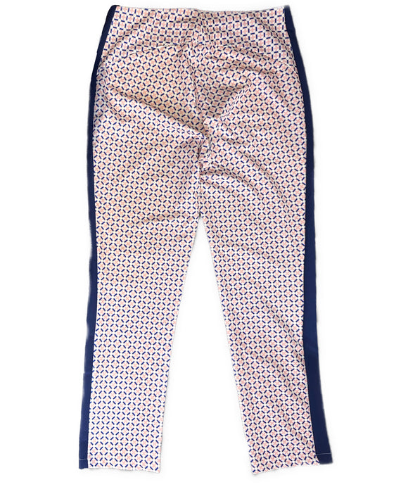 Tail Women's Pink & Blue Patterned Golf Pants Size 12