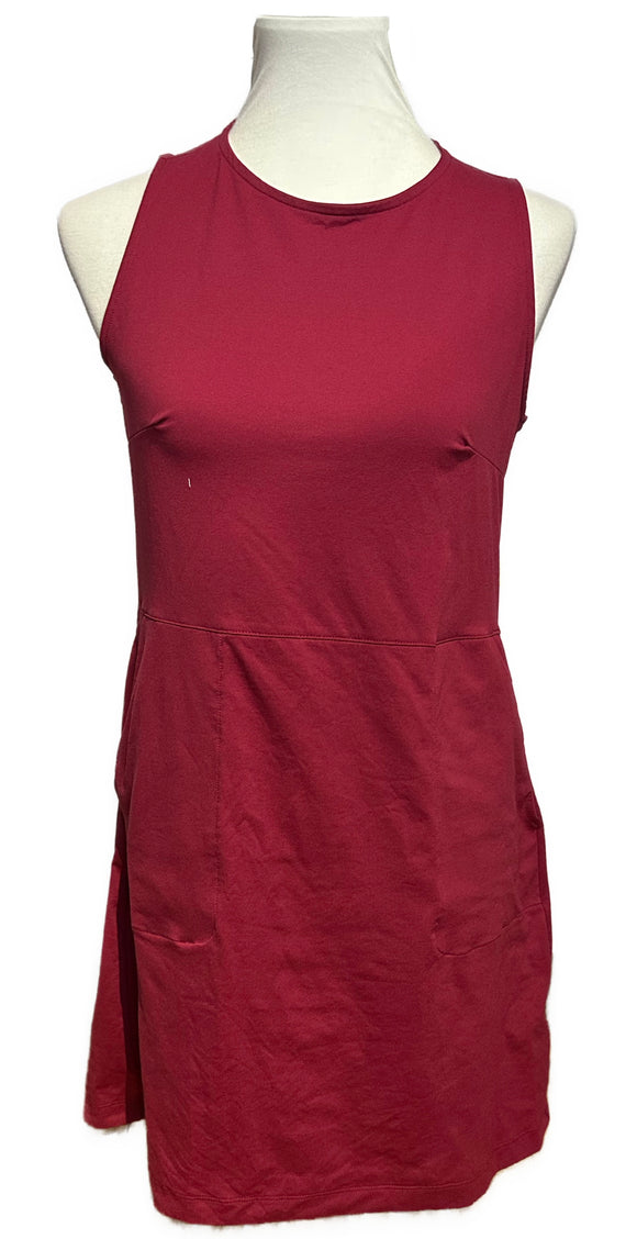 Adidas Women's Cranberry Sleeveless Golf Dress Size S MSP$120