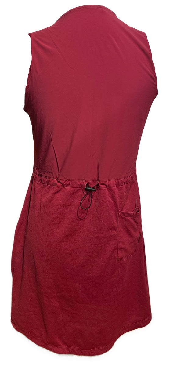 Adidas Women's Cranberry Sleeveless Golf Dress Size S MSP$120