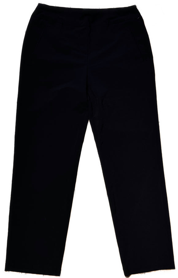 New EP NY Women's Black Tech Stretch Ankle Pant Size M MSP$115