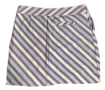 Fairway & Green Women's Purple, Black & Green Print Golf Skort Size 10 - 0