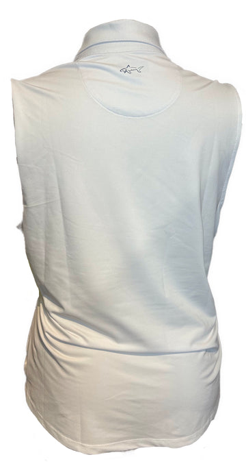 Greg Norman Women's Solid Pique Sleeveless Golf Top Size XL - 0