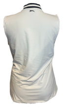 Slazenger Women's White Sleeveless Golf Top w/Black V-neck Size XL-2