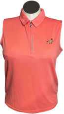 Daily Sports Textured Sleeveless Polo w/ Logo Size XL-1