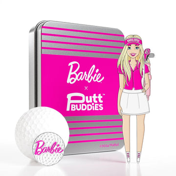 PuttBuddies Club Pro Barbie Divot Tool & Ball Marker Set