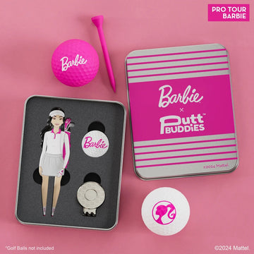 New PuttBuddies Pro Tour Barbie Divot Tool & Ball Marker Set