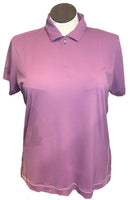 Slazenger Women's Purple Short Sleeve Golf Top Size XL-1