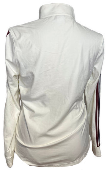 Daily Sport White Pullover w/ Navy & Stripes Size XL - 0