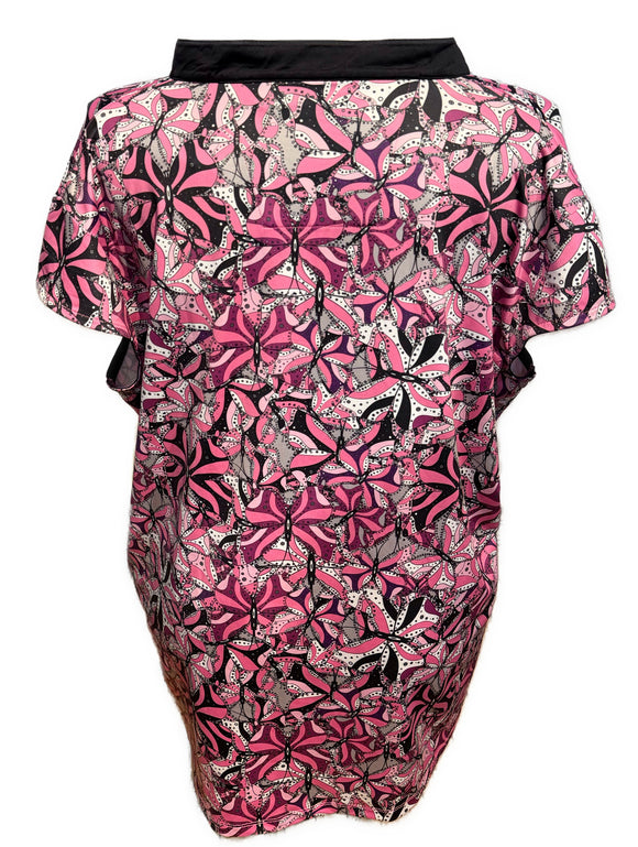 New Nancy Lopez Hope Plus Cap Sleeve Top Size 3X MSP$89