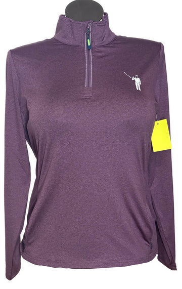 William Murray Plum Zip Pullover Size XL