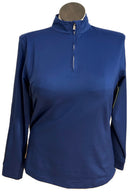 Daily Sports Solid Royal Blue Pullover Size XL-1