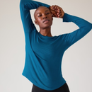 New Athleta W/ Ease Open Back Rib Top Size M MSP $59-1