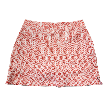 New Tommy Bahama Coral & White Print Golf Skort Size M MSP$118 - 0