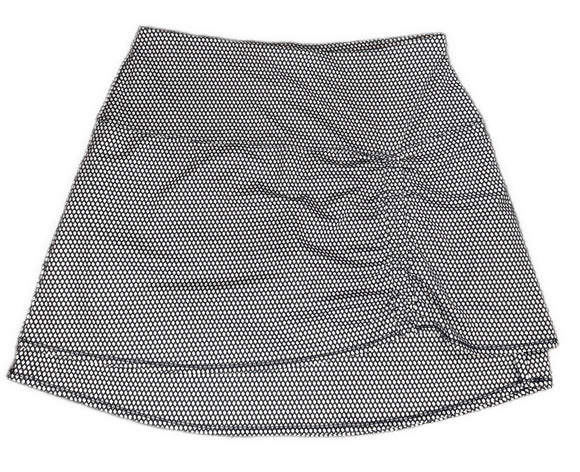 Lucky in Love Women's White & Navy Print Golf Skort Size L