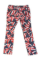New Loudmouth Women's Flagadelic Golf Pants Size 10 MSP$98-2
