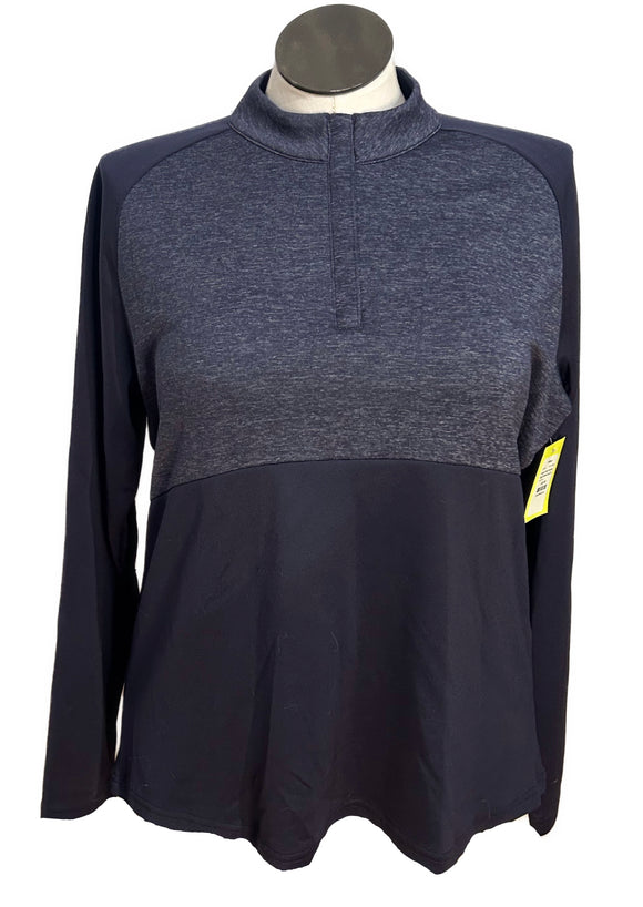 Footjoy Navy Heather Block Pullover Size XL