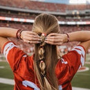 New K'lani "University of Wisconsin" Game Day Hair Tie Bracelets-3