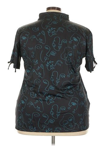 New Women's Lopez Picasso Short Sleeve Golf Polo Size 3X MSP$89 - 0
