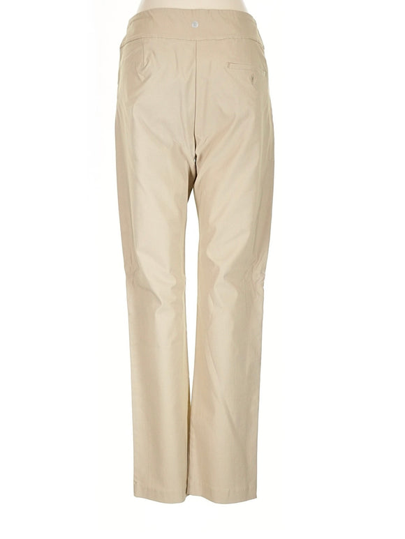 New EP NY Khaki Pull-on Stretch Ankle Golf Pants Size M
