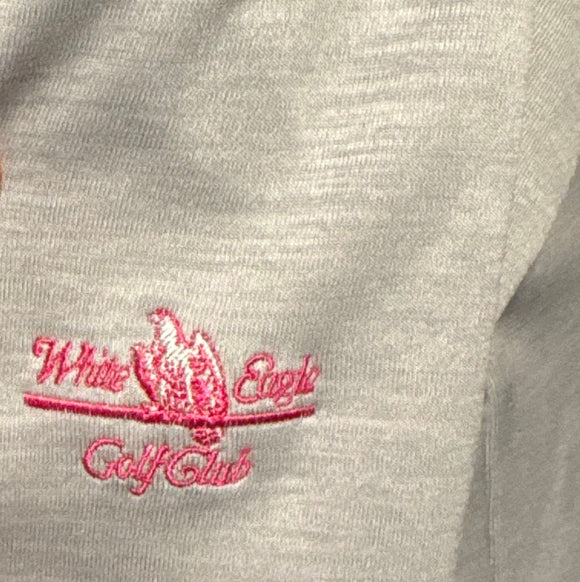 Puma Women's Heathered Gray Hooded Full-zip Jacket w/Logo Size M