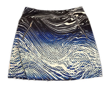 Tail Women's Black & Navy Ombre Print Golf Skort Size S