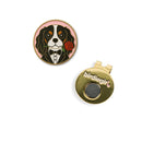 New Birdie Girl Suiter Dog Golf Ball Marker & Hat Clip-2
