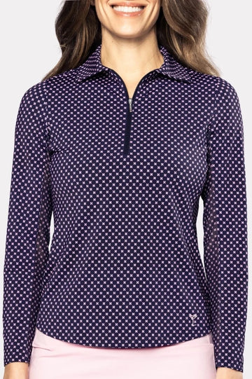 New Golftini Women's Unstaoppable Long Sleeve Cool Girl Polo Size S MSP$118