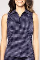 New Golftini Unstoppable Sleeveless Cool Girl Polo Size S MSP$108-1